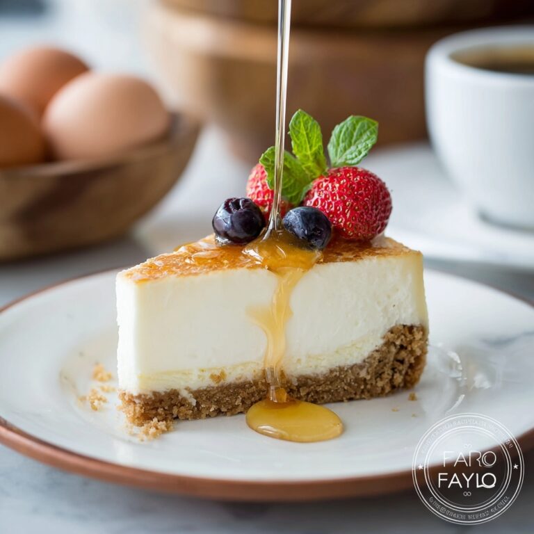 Cottage Cheese & Yogurt Egg Cheesecake Recipe
