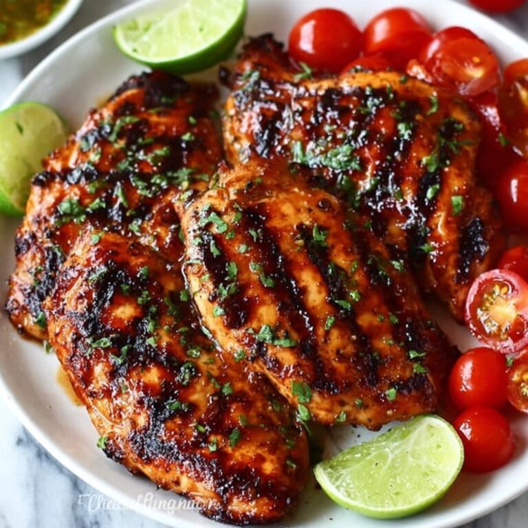 Honey Lime Chicken Stack with Avocado and Cherry Tomatoes Recipe