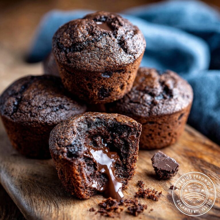 Chocolate Chocolate Chip Muffins Recipe