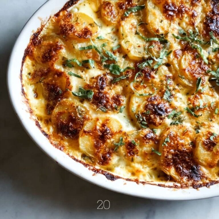Dad’s Creamy & Cheesy Au Gratin Potatoes Recipe