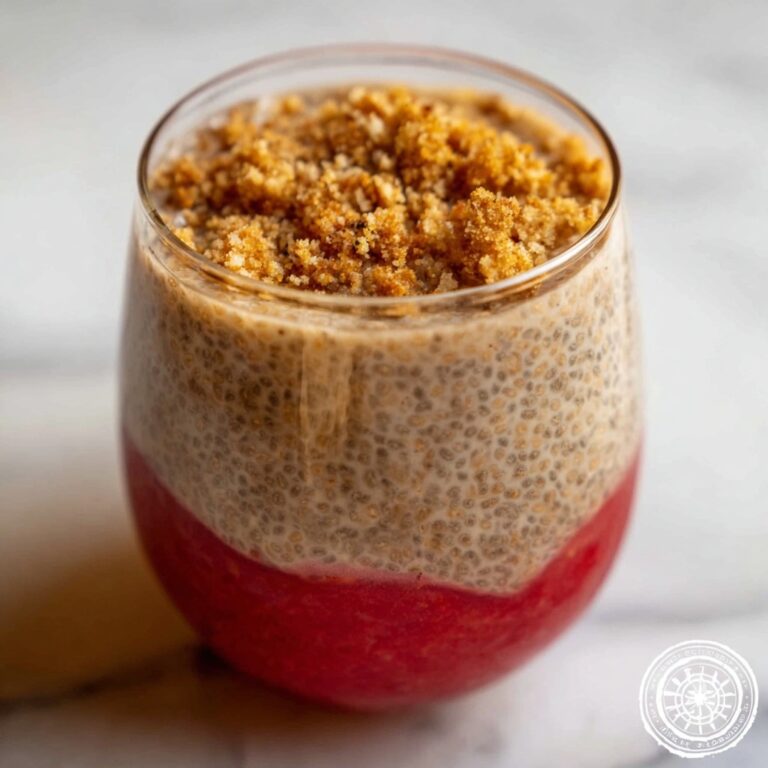 Peach Cobbler Chia Pudding Recipe