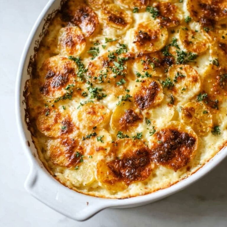 Dad’s Creamy & Cheesy Au Gratin Potatoes Recipe