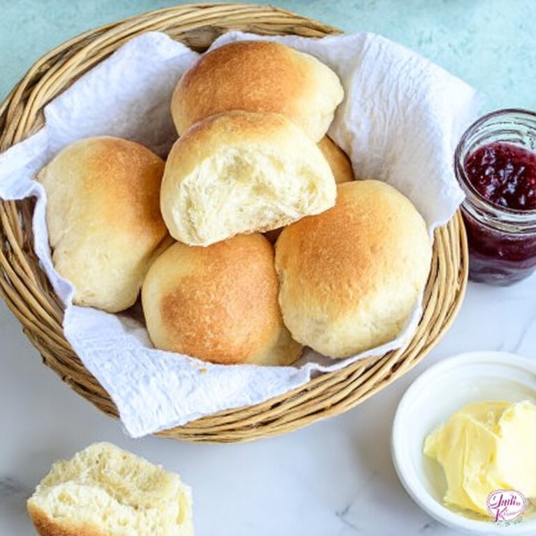 2 Ingredient Bread Rolls – No Yeast, No Kneading Recipe