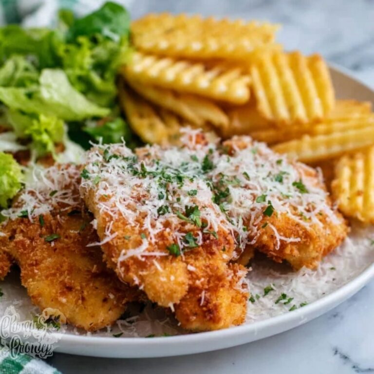 Baked Garlic Parmesan Chicken Tenders Recipe