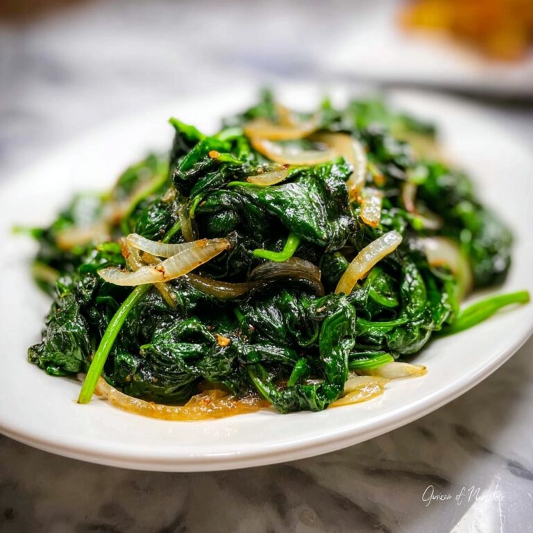 Spinach Onion Boil Recipe