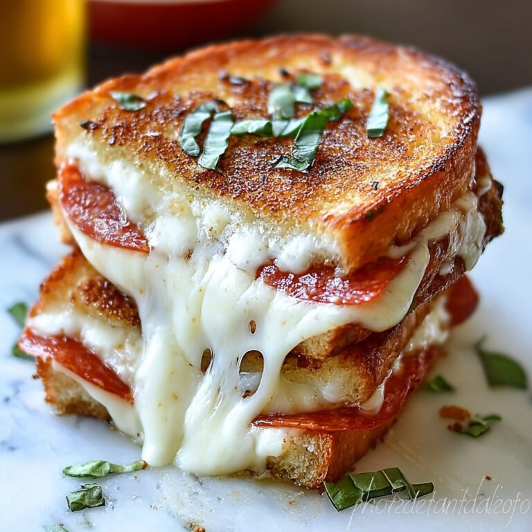 Heavenly Pizza Grilled Cheese Recipe