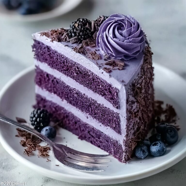 Purple Velvet Cake with White Chocolate Cream Cheese Frosting Recipe