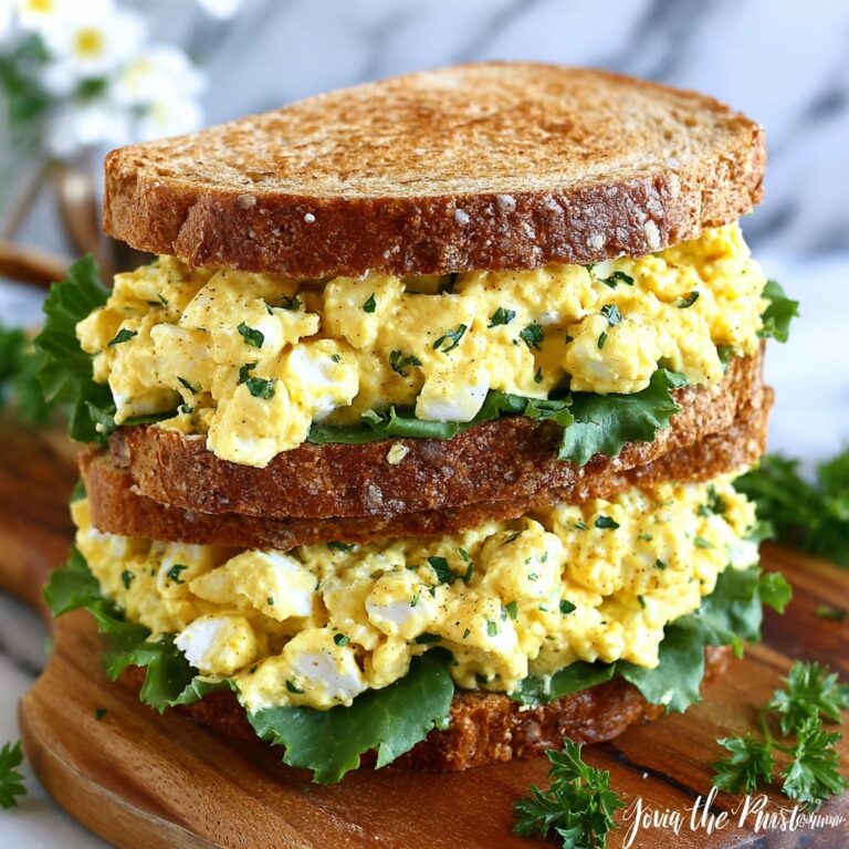 Quick 10-Minute Egg Salad Sandwich Recipe