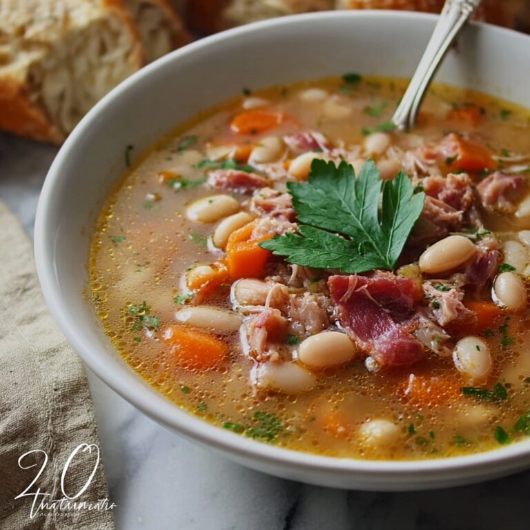 Crock Pot Ham Bone and Bean Soup Recipe