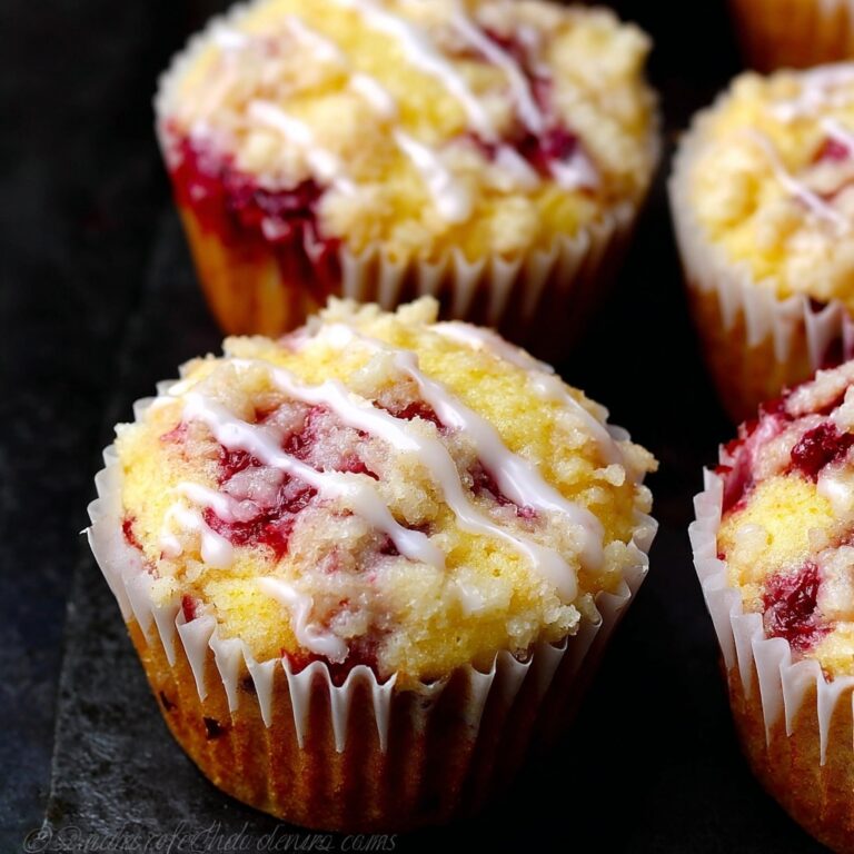 Raspberry Streusel Muffins Recipe