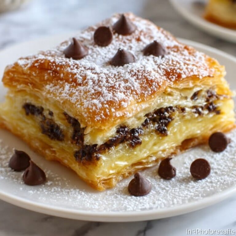 Croissant Breakfast Bake with Chocolate Chips Recipe