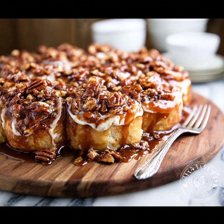 Shortcut Caramel Pecan Cinnamon Rolls Recipe