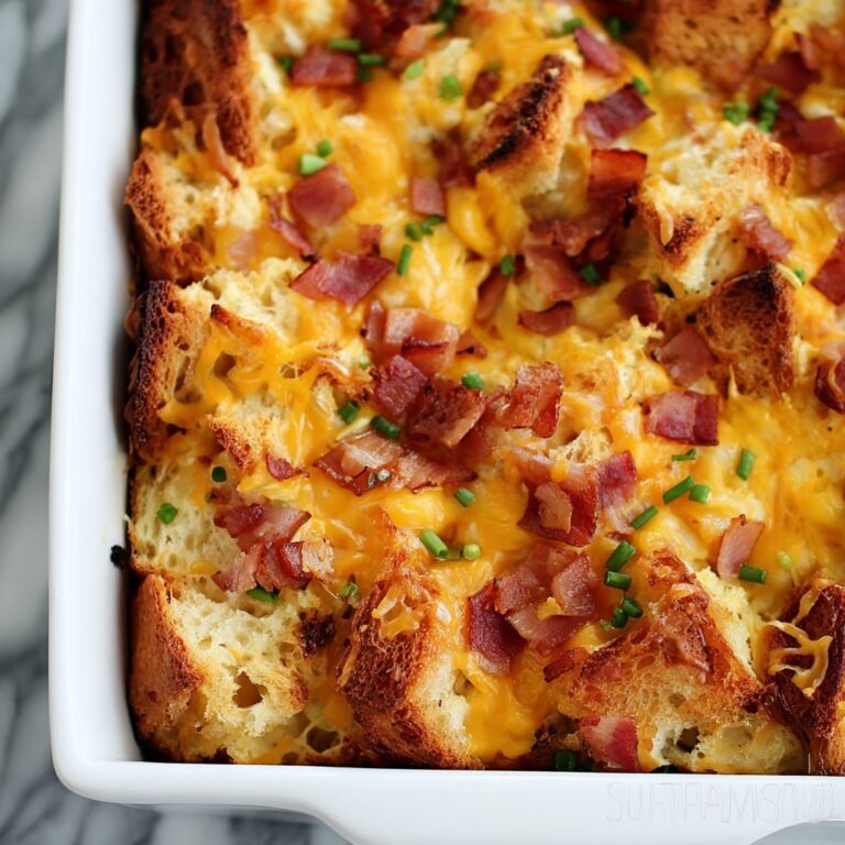 Bacon, Egg and Cheese Croissant Bake Recipe