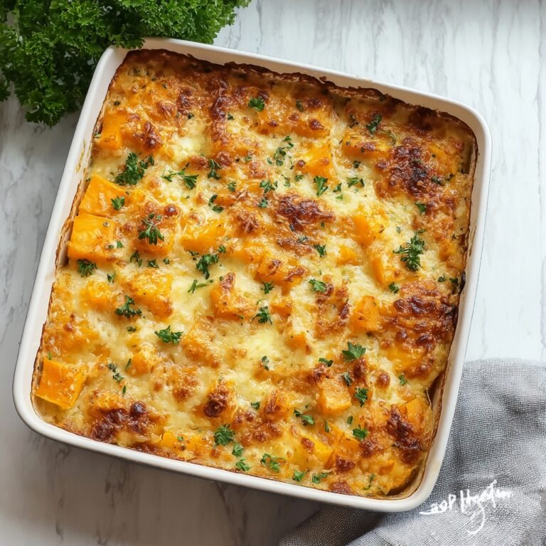 Easy Butternut Squash and Cauliflower Casserole Recipe