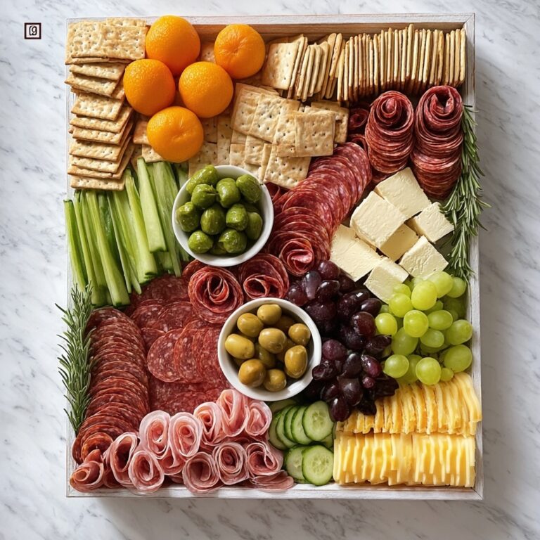 St. Patrick’s Day Charcuterie Board with Stunning Salami Roses Recipe