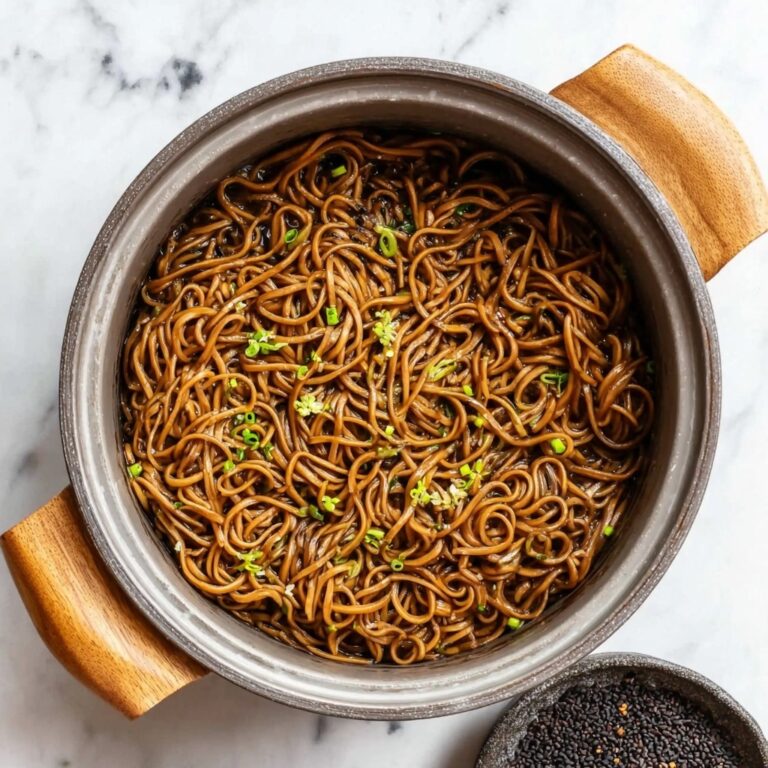 Sweet and Savory Stir-Fried Noodles with Sesame Seeds Recipe