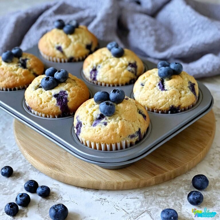 Cottage Cheese Blueberry Muffins Recipe