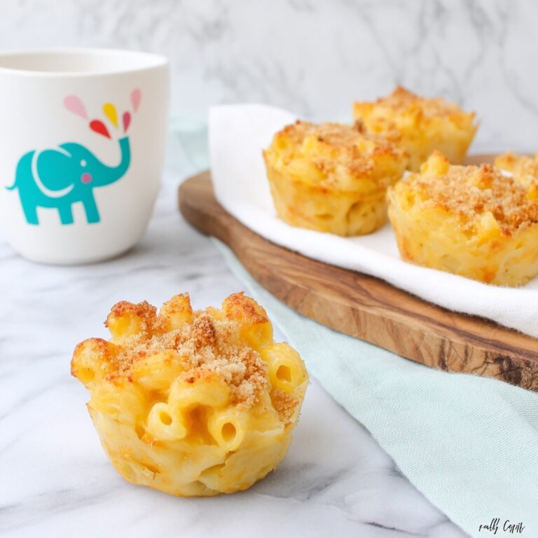 Mac and Cheese Muffins for Baby-Led Weaning Recipe