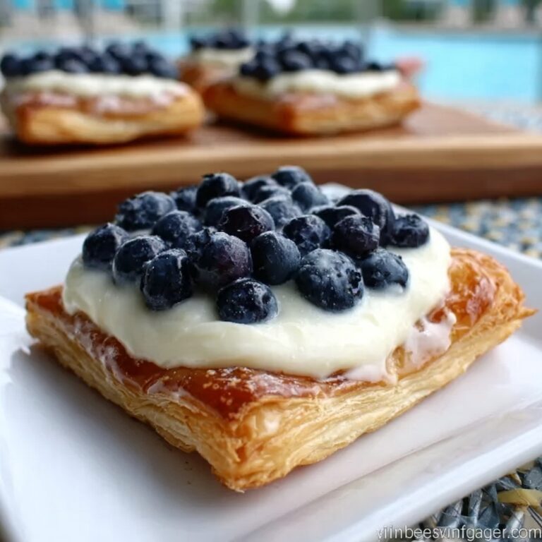 Decadent Blueberry Cream Cheese Danish Recipe