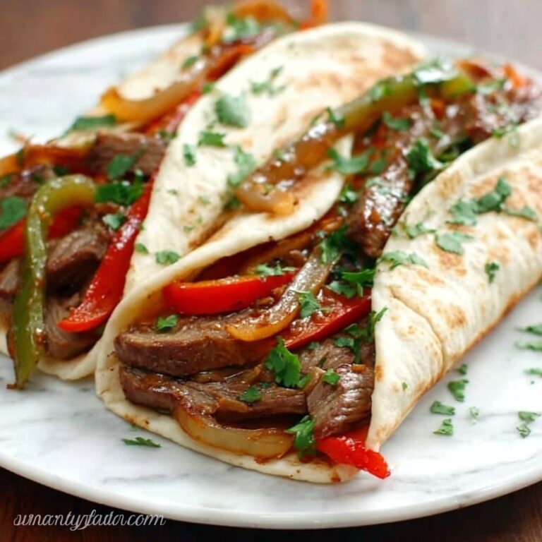 Easy Steak Fajitas with Bell Peppers and Onions Recipe