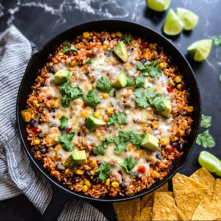 Cheesy Taco Rice Skillet: Your New Favorite One-Pan Dinner Recipe