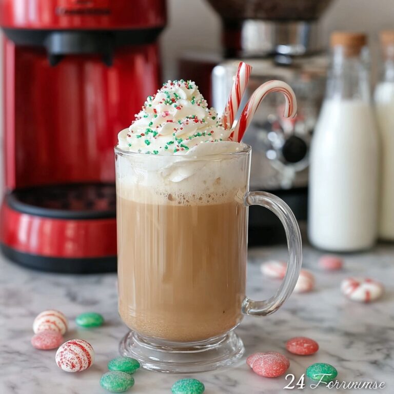 Peppermint Marshmallow Latte Recipe