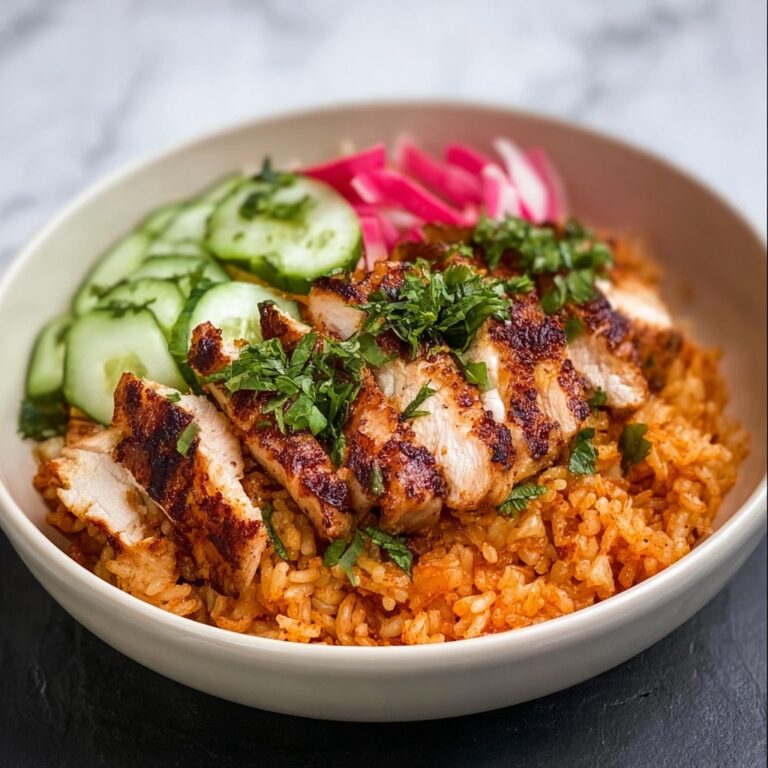 Zesty Chicken Shawarma Crispy Rice Salad Recipe