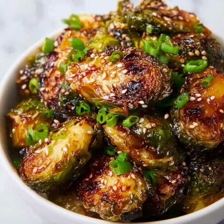 Honey Sriracha Roasted Brussels Sprouts Recipe