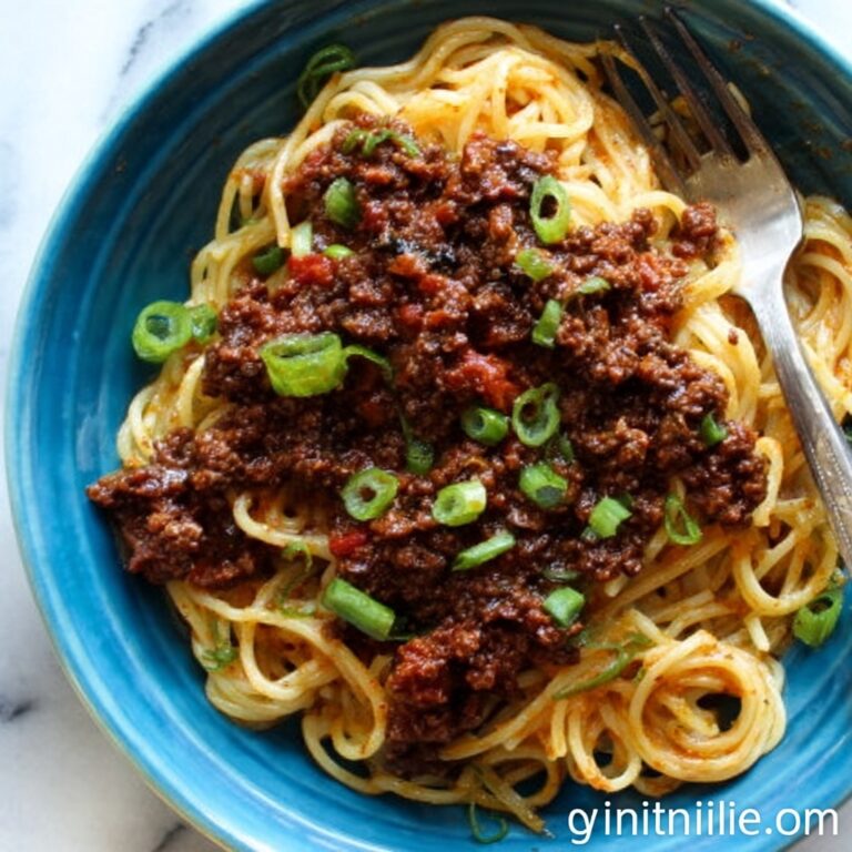 Caramelized Beef and Peanut Noodles Recipe