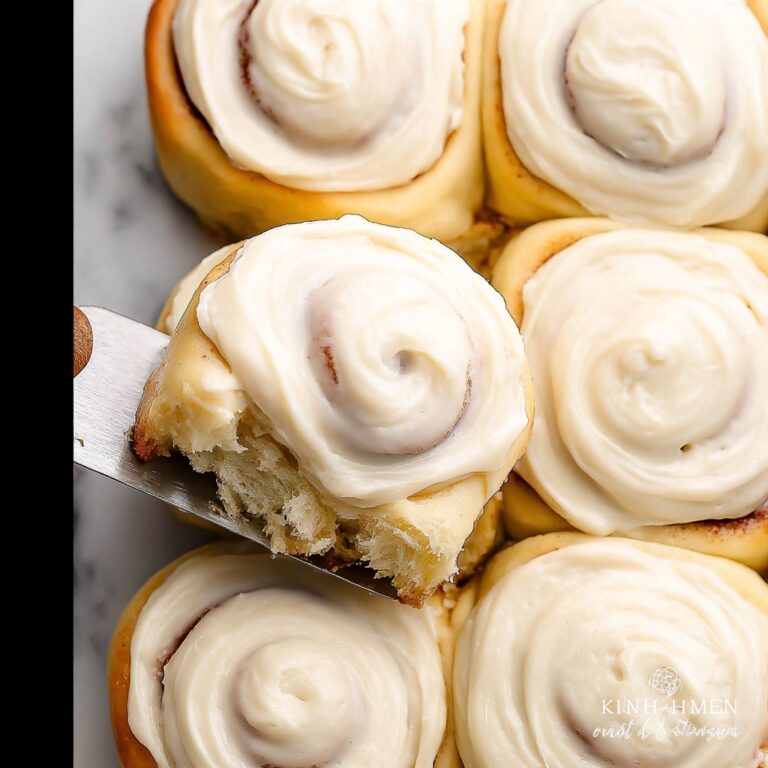 Homemade Cinnamon Rolls with Maple Cream Cheese Frosting Recipe