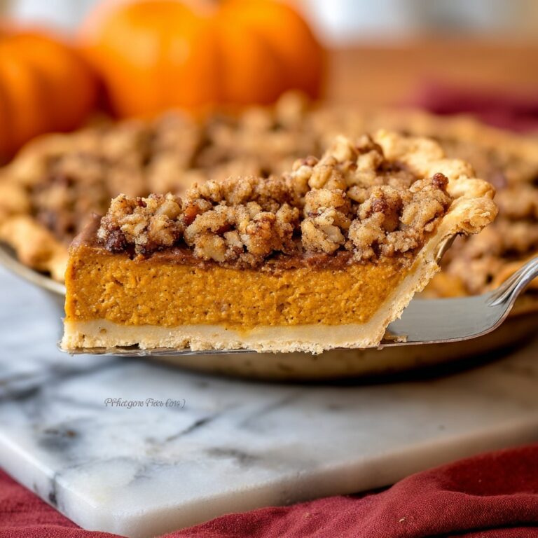 Ultimate Pumpkin Pie with Pecan Streusel Topping Recipe