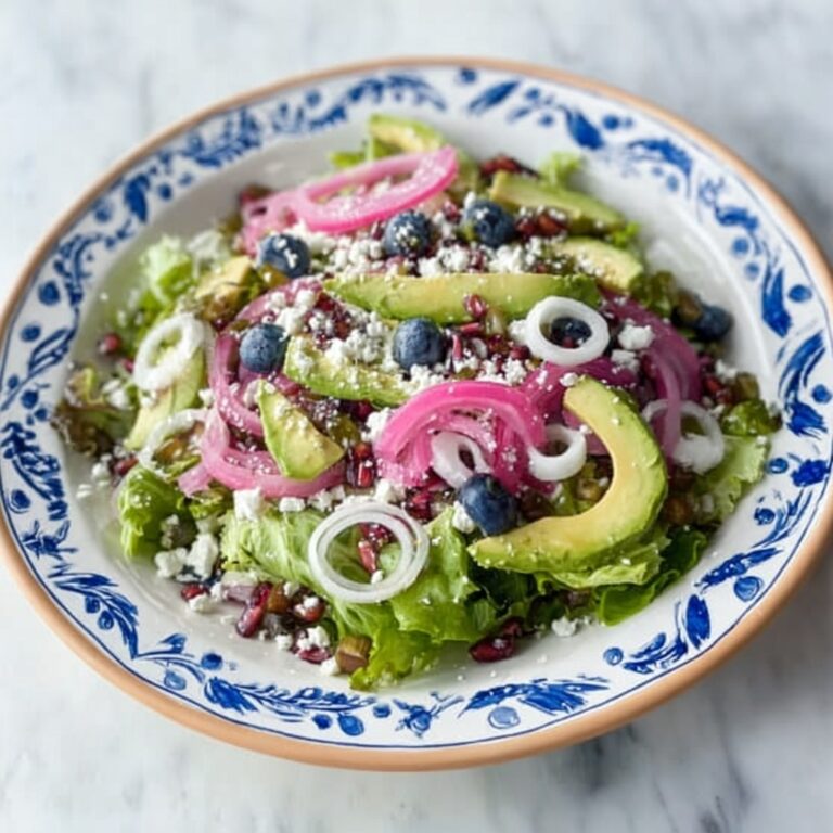 Blueberry Pistachio Salad with Pomegranate Honey Dressing Recipe