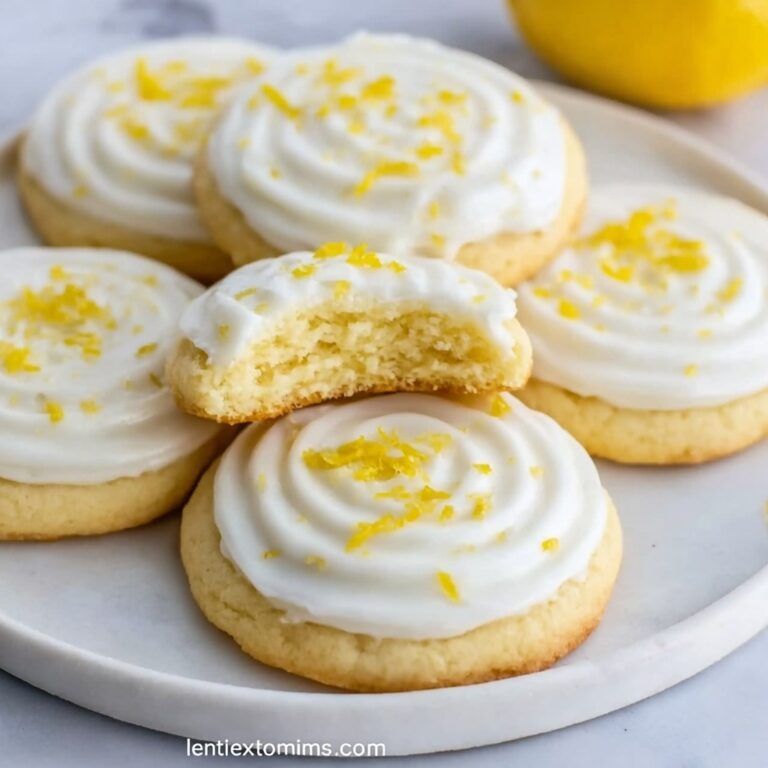 Lemon Frosted Cookies Recipe