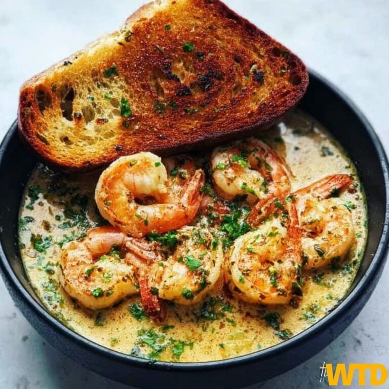 Shrimp Scampi Bowls with Garlic Bread Recipe