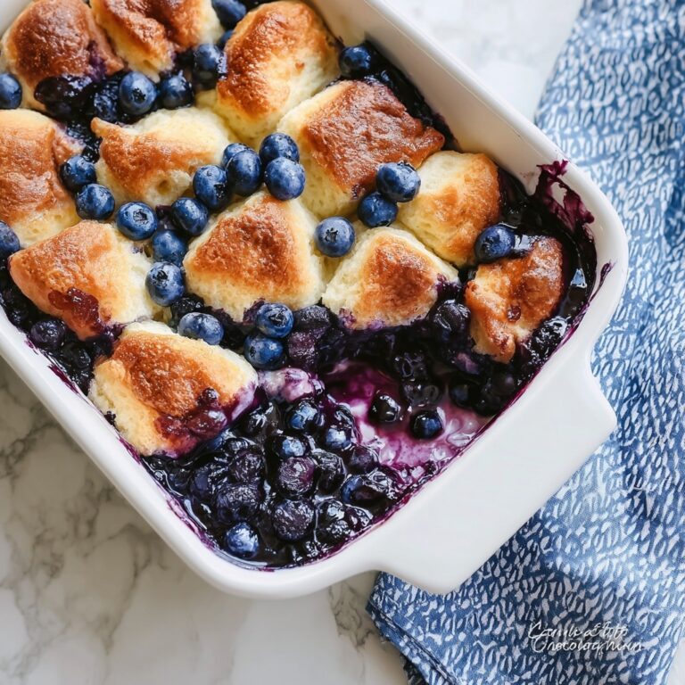 Overnight Blueberry French Toast Casserole Recipe