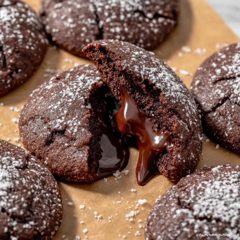 Chocolate Lava Cookies Recipe