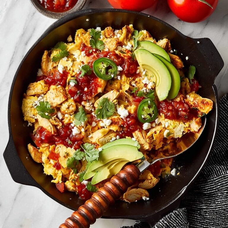 Migas Breakfast Skillet with Fresh Avocado and Queso Fresco Recipe