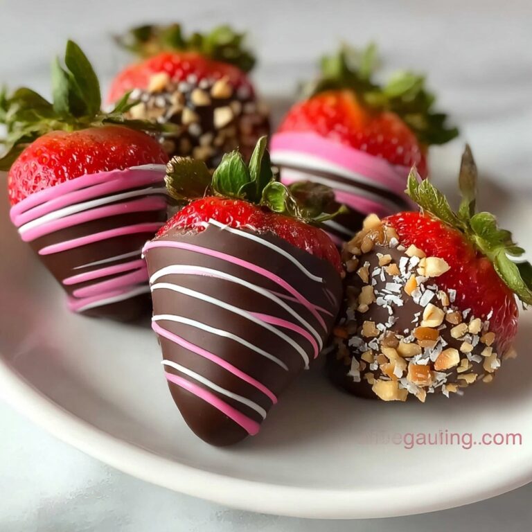 Decadent Chocolate Covered Strawberries Recipe