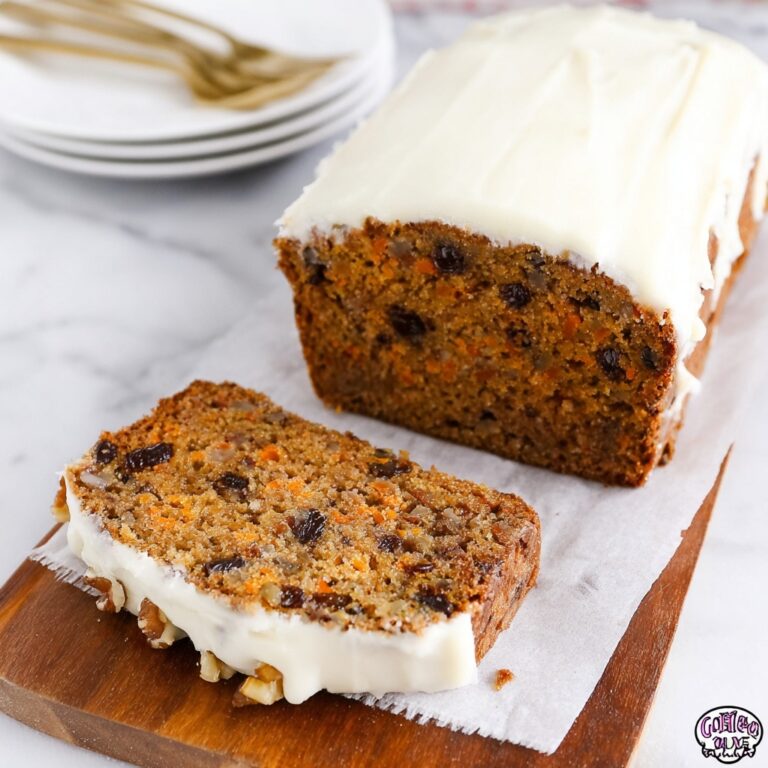 Carrot Bread with Creamy Glaze Recipe