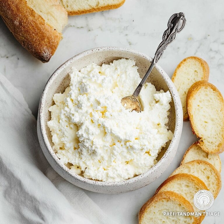 Homemade Ricotta Cheese (4 Ingredients) Recipe