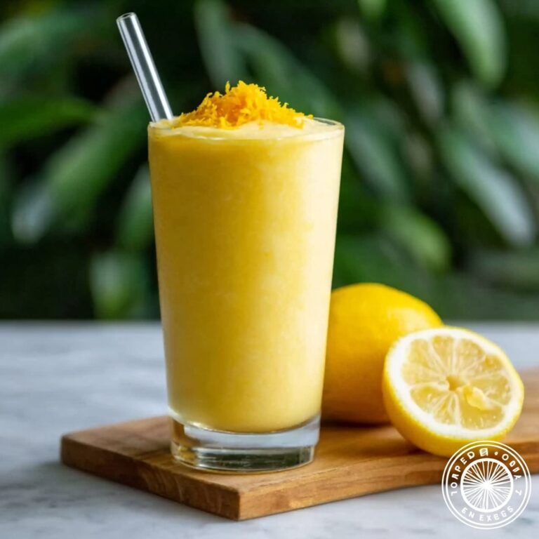 Fresh Lemon Ginger Detoxifying Smoothie Recipe