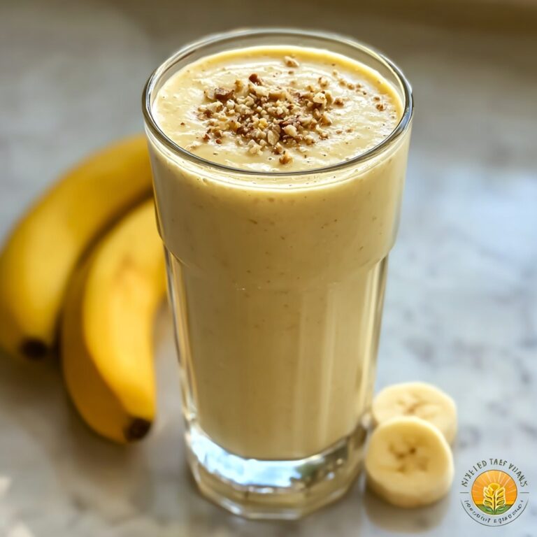 Banana Chamomile Tea Smoothie for a Soothing Boost Recipe