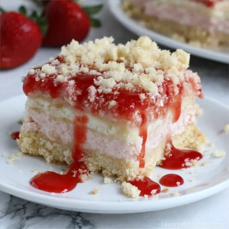 Strawberry Crunch Cheesecake Recipe