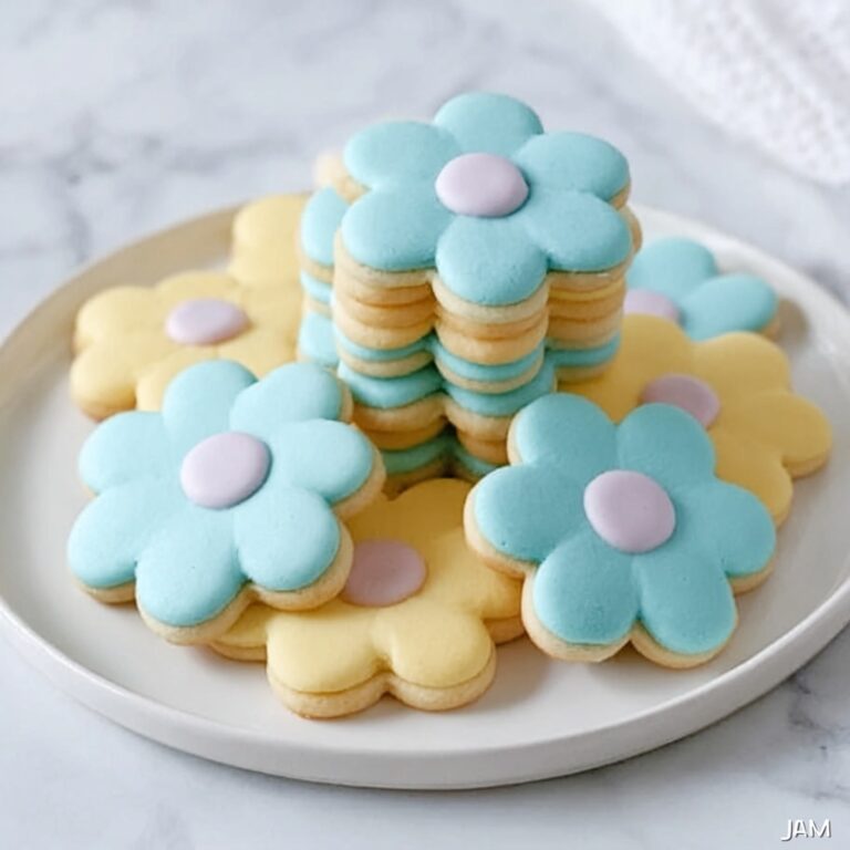 Spring Flower Shortbread Recipe