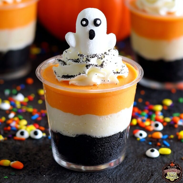 No-Bake Halloween Cheesecake Cups Recipe