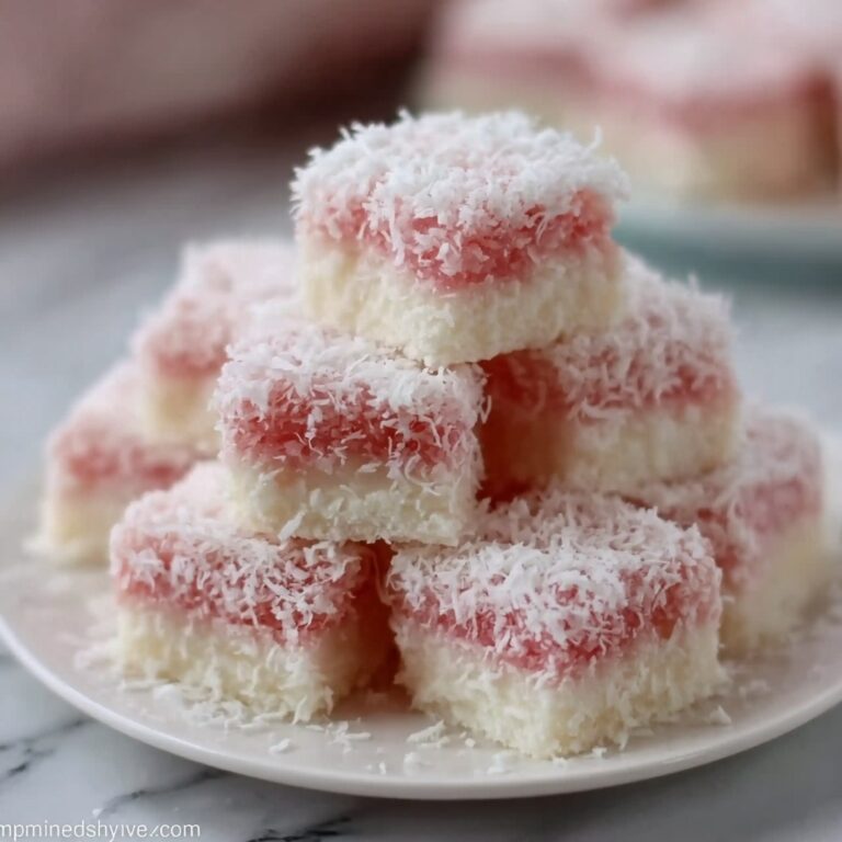 Old-Fashioned Pink Jelly Cake Recipe