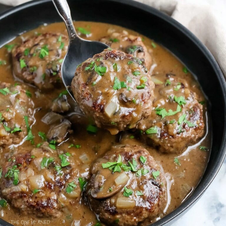 Salisbury Steak with Mushroom Gravy Recipe