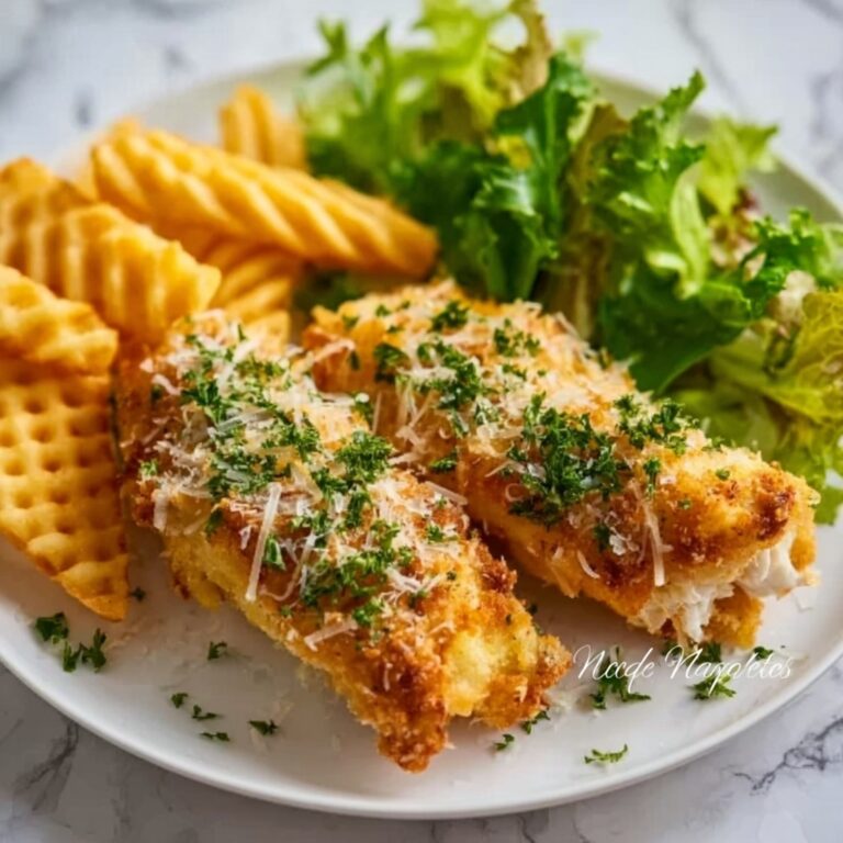 Baked Garlic Parmesan Chicken Tenders Recipe