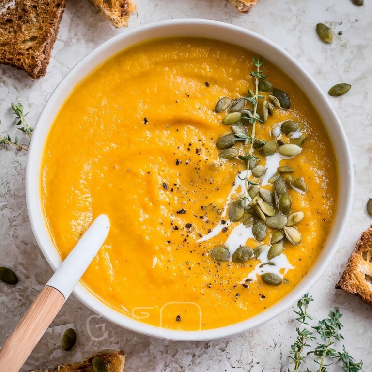 Roasted Butternut Squash Soup Recipe