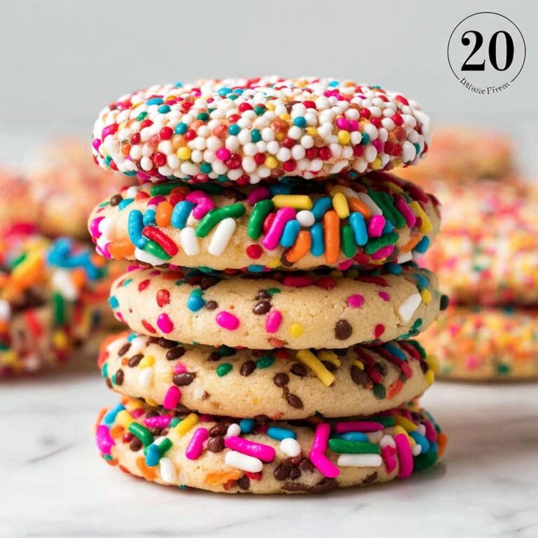 Rainbow Sprinkle Cookies Recipe